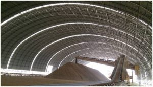 Limestone storage