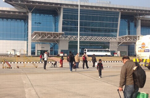 Chennai airport space frame structure