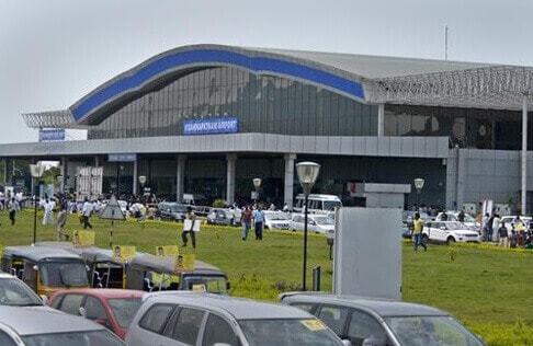 Vishakhapatnam airport space frame structure