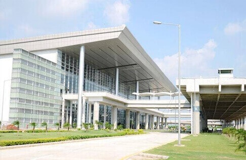 Chennai airport space frame structure