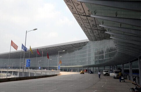 Chennai airport space frame structure