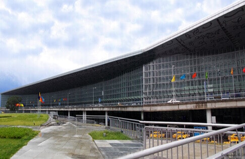 Chennai airport space frame structure