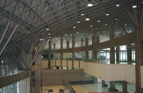 Chennai airport space frame structure