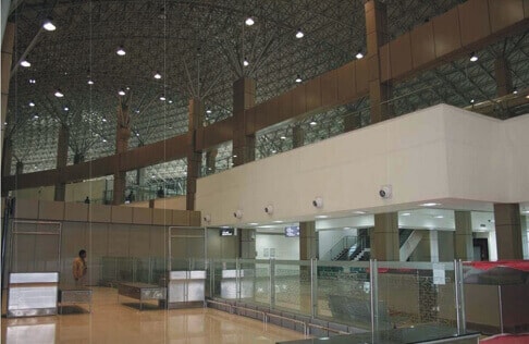 Chennai airport space frame structure