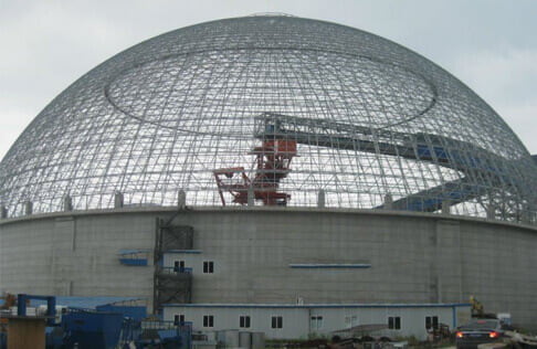 Chennai airport space frame structure