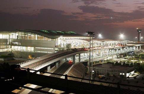 hyderabad airport steel structure manufacturer