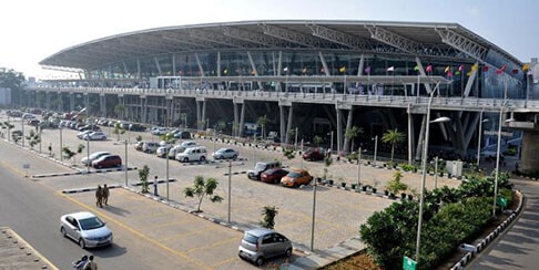 Chennai airport space frame structure